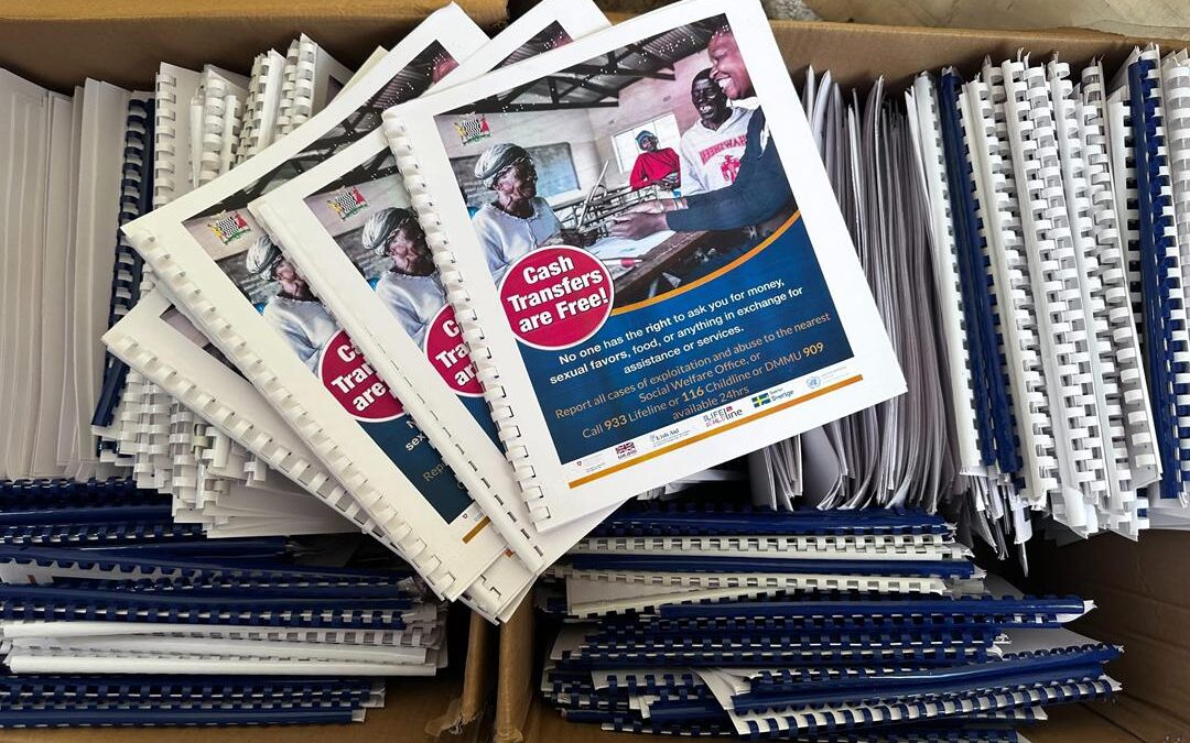 Zambia launches Protection from Sexual Exploitation and Abuse Braille Booklets for Persons with Visual Impairments